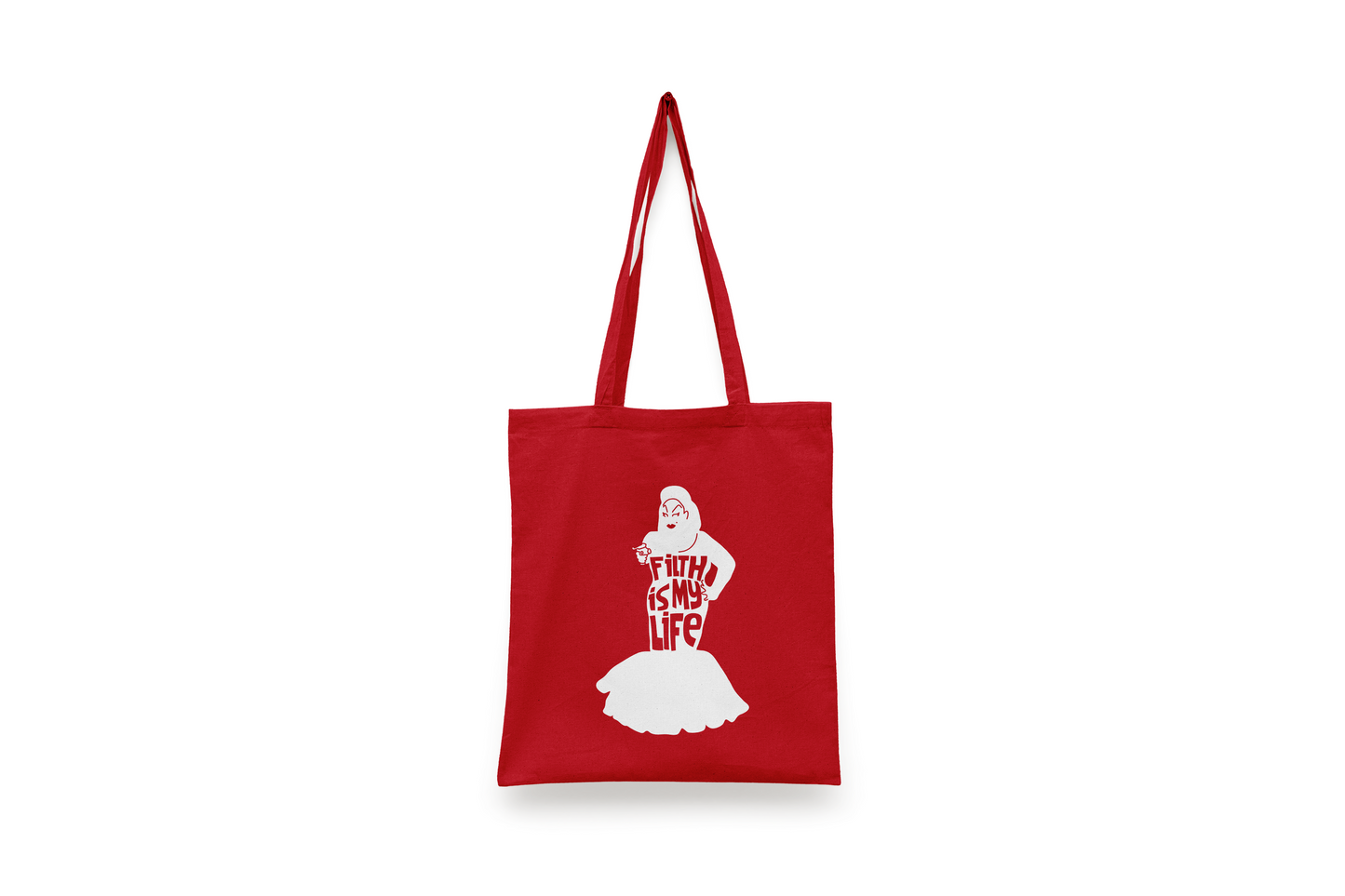 Divine 'Filth is My Life' - Tote Bags