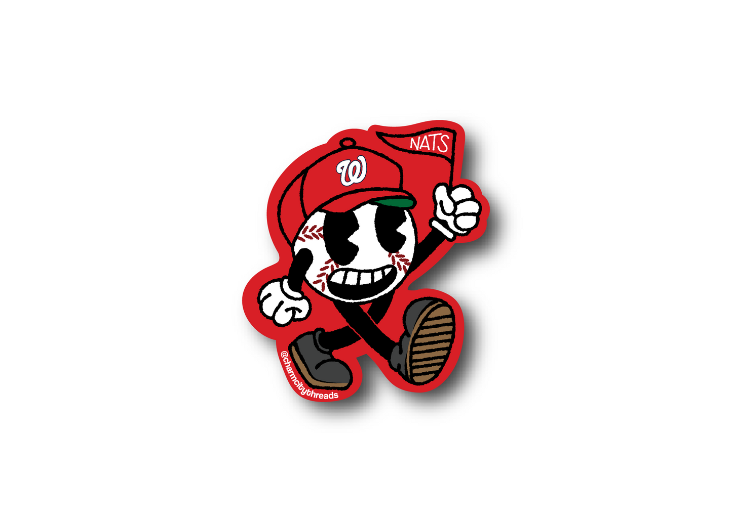 We're Walkin' Baseball Sticker