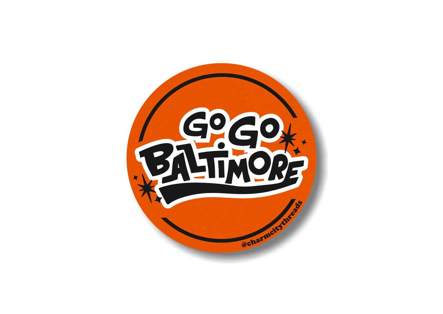 Go Go Baltimore (orange) Sticker