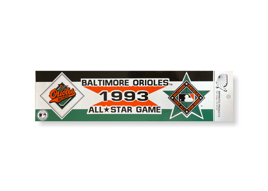 1993 Baltimore Orioles MLB All Star Game Bumper Sticker