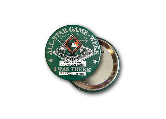 Vintage 1993 Baltimore Orioles All Star Game Button