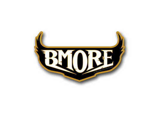 Baltimore "Bmore" Football Sticker