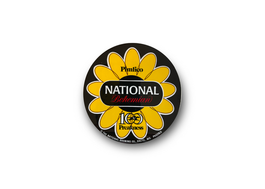 Vintage 1970s National Bohemian Preakness Sticker