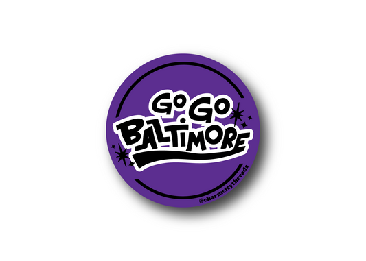 Go Go Baltimore (purple) Sticker