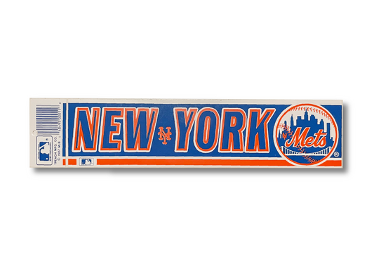 1987 New York Mets Vintage Bumper Sticker