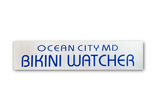 1990s Vintage Ocean City Maryland Travel Bumper Sticker
