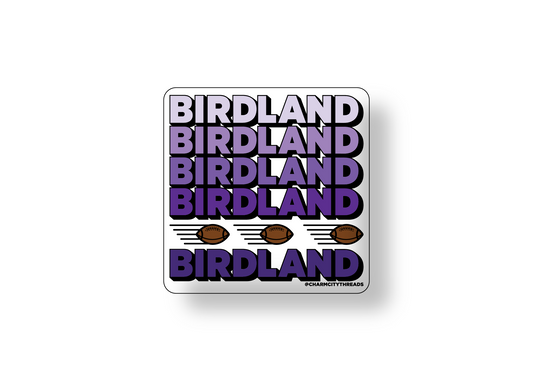 Birdland (football) Clear Sticker