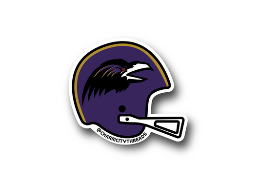 *LAST CHANCE* Ravens Retro Helmet Sticker