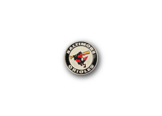 Vintage style XL Baltimore Orioles Swingin' Bird Pin