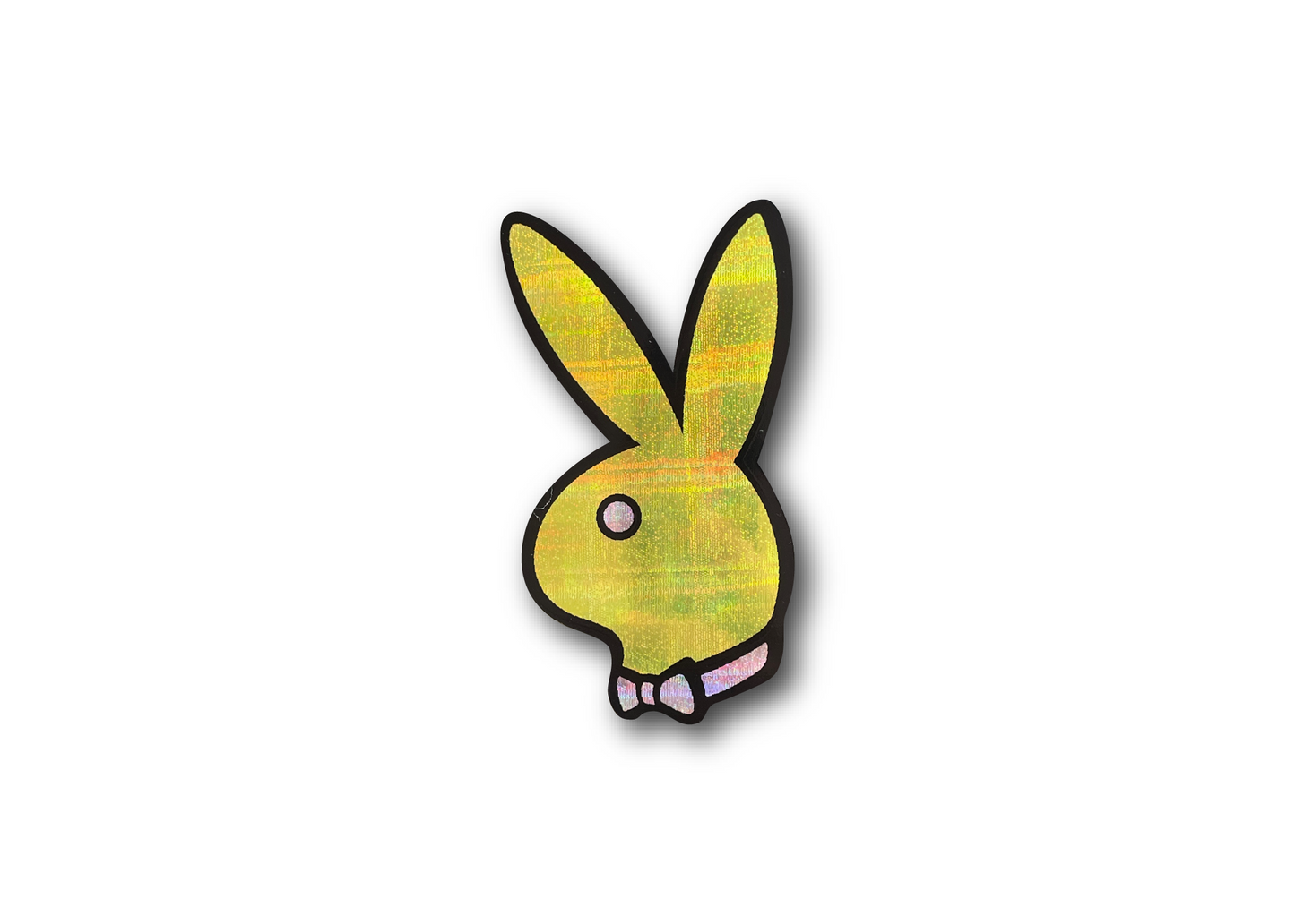 Vintage 1990s Playboy Bunny Holographic Sticker