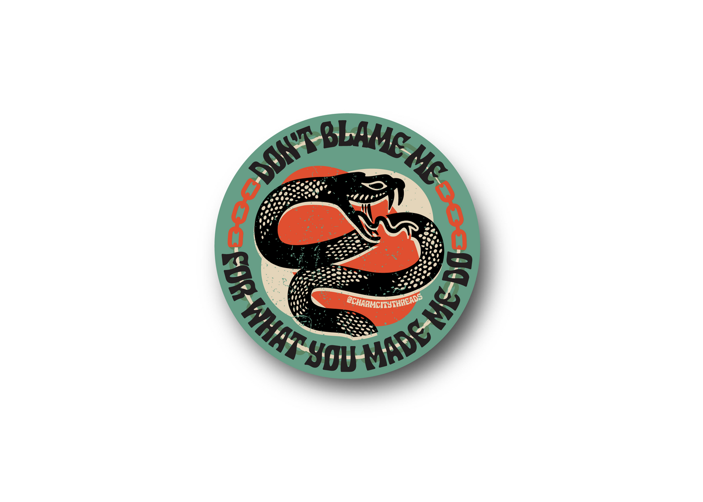 "Don't Blame Me" Taylor Swift Reputation Inspired Sticker