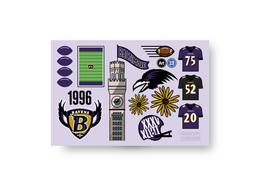 Baltimore Football History Postcard