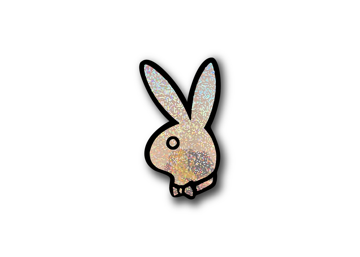 Vintage 1990s Playboy Bunny Holographic Sticker