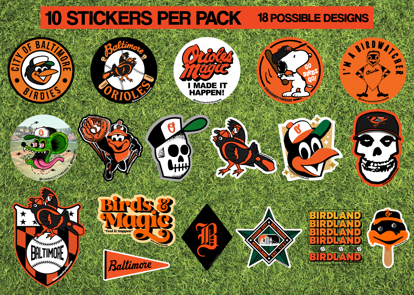 Birdland Stickerpack