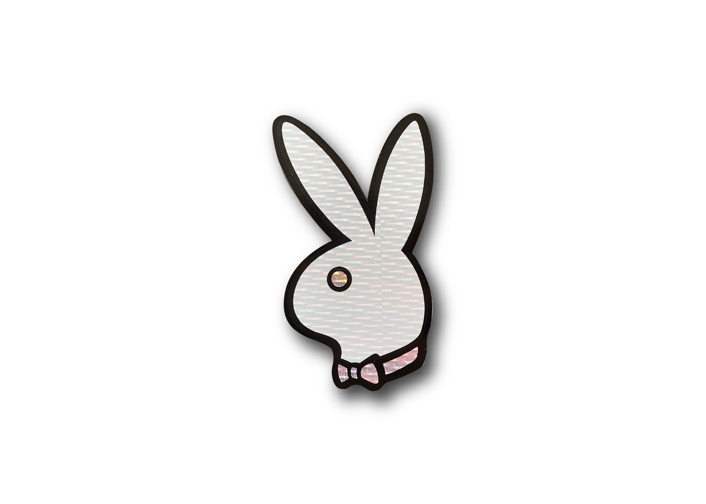 Vintage 1990s Playboy Bunny Holographic Sticker