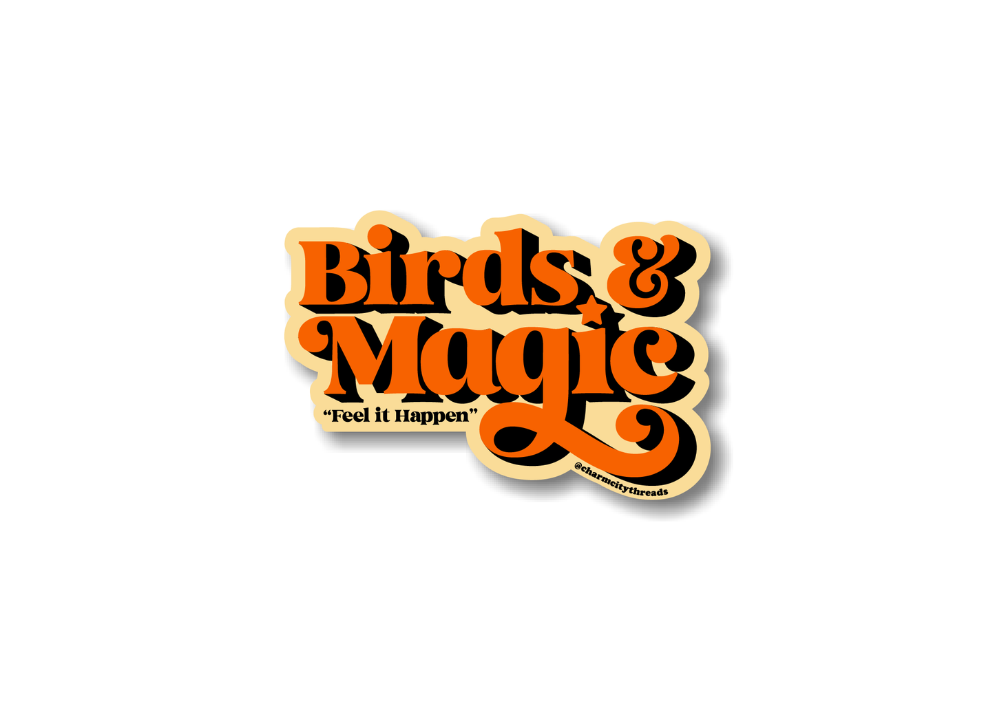 Birds & Magic Sticker