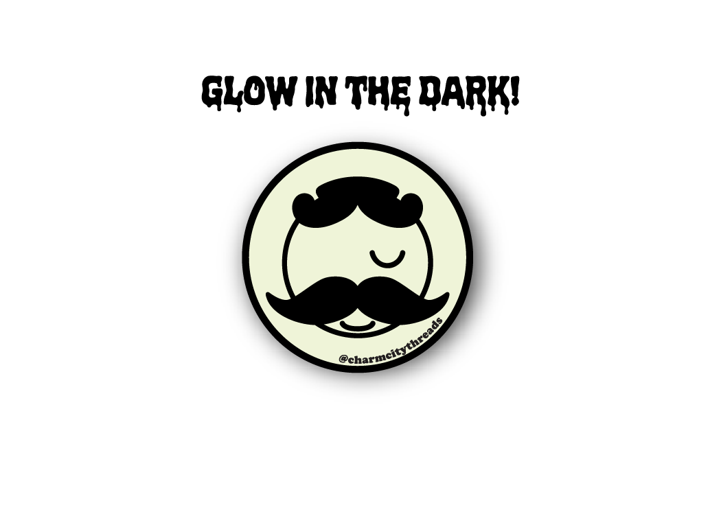 Glow Boh - Glow in the Dark Sticker