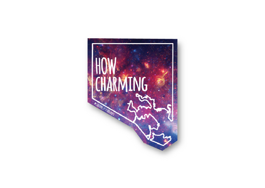 'How Charming' Galaxy Sticker