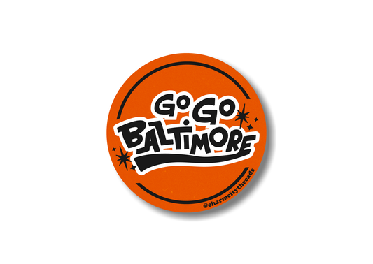 Go Go Baltimore (orange) Sticker