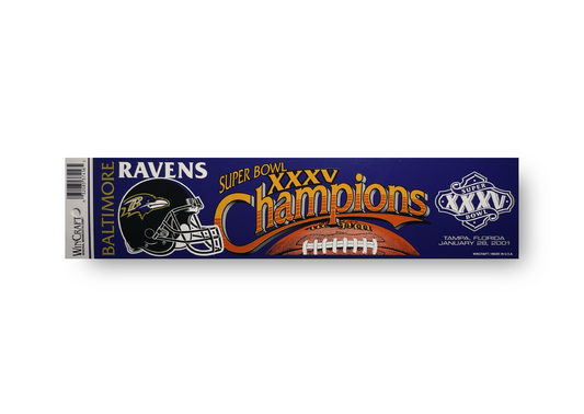 SUPER BOWL XXXV ~ SUPER BOWL CHAMPIONS BALTIMORE RAVENS COLLECTOR PIN