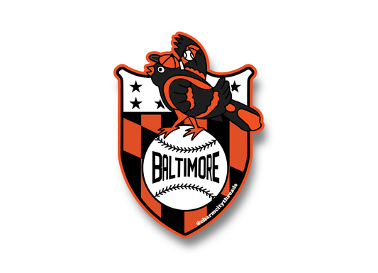 *LAST CHANCE* Orioles Heritage Shield Sticker